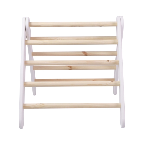 Kletterdreieck Holz weiß