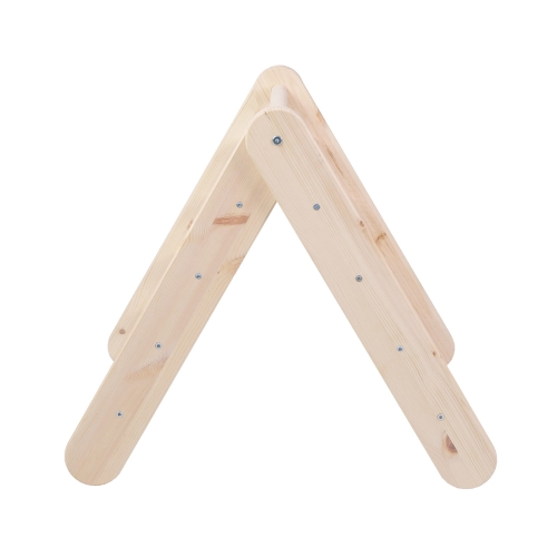 Kletterdreieck + Rutsche-Kletterwand Set Holz