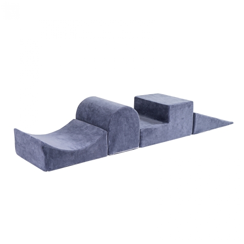 Schaumstoffbausteine Bouclé cremeweiß