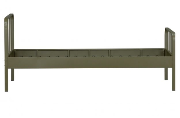 Woood Metall Kinderbett Mees army grün 90x200