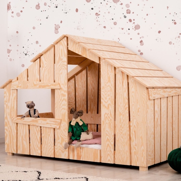 Hausbett / Hütte Holz Fred