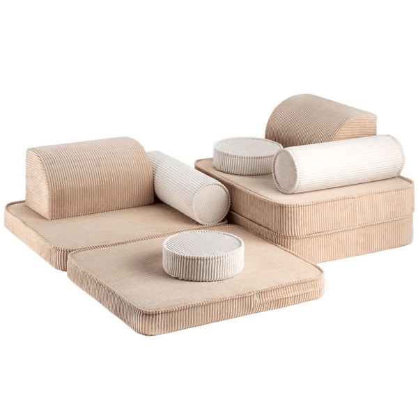 Wigiwama Kindersofa Brown Sugar beige