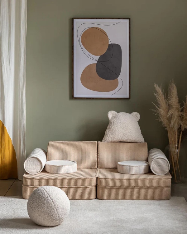 Wigiwama Kindersofa Brown Sugar beige