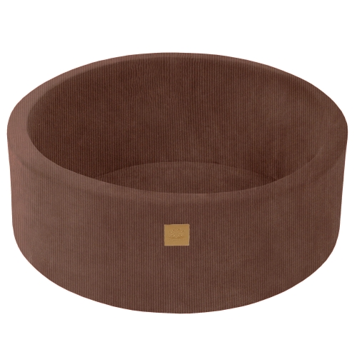 Bällebad schokobraun Cord inkl. 200 Bälle