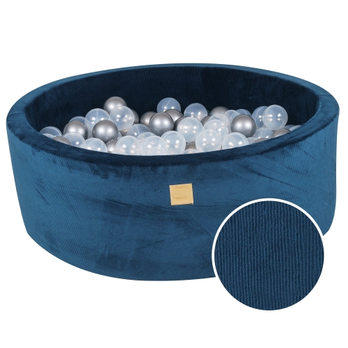 Bällebad navy blue Cord inkl. 200 Bälle