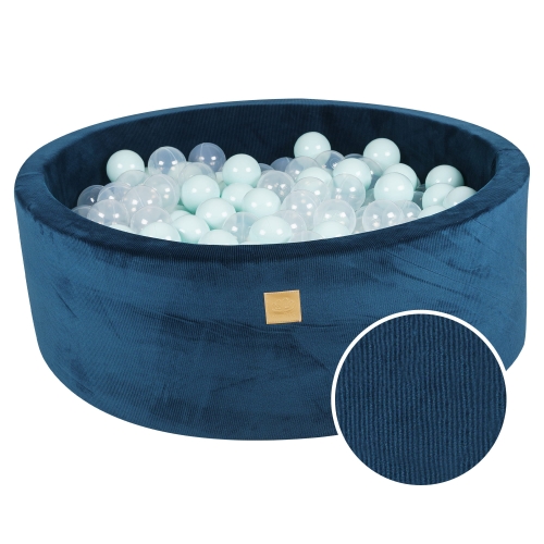 Bällebad navy blue Cord inkl. 200 Bälle