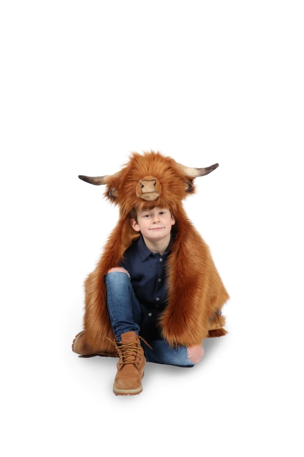 Wild&Soft Umhang / Teppich Highland Kuh Nicolas