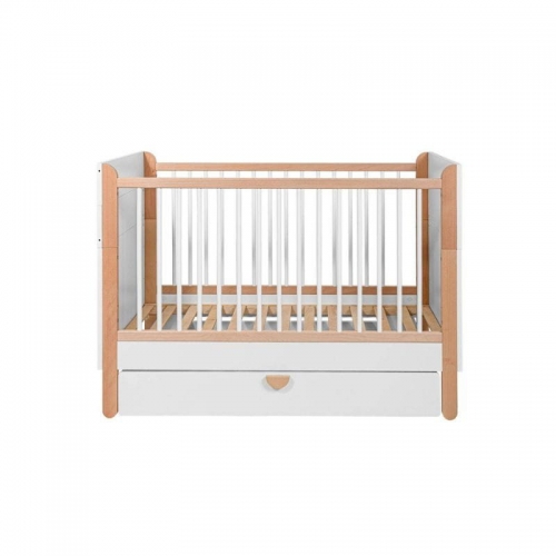 Babybett Ratata wei-natur 60x120