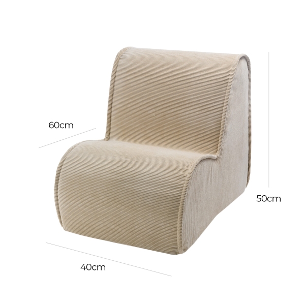 MeowBaby Sessel Cord Sand