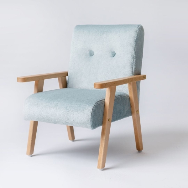 Plüsch Kindersessel mint mit Armlehne