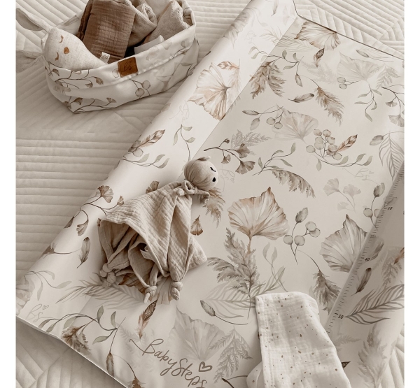 Wickelauflage / Wickelmulde für Babybett Wolf Moonlight