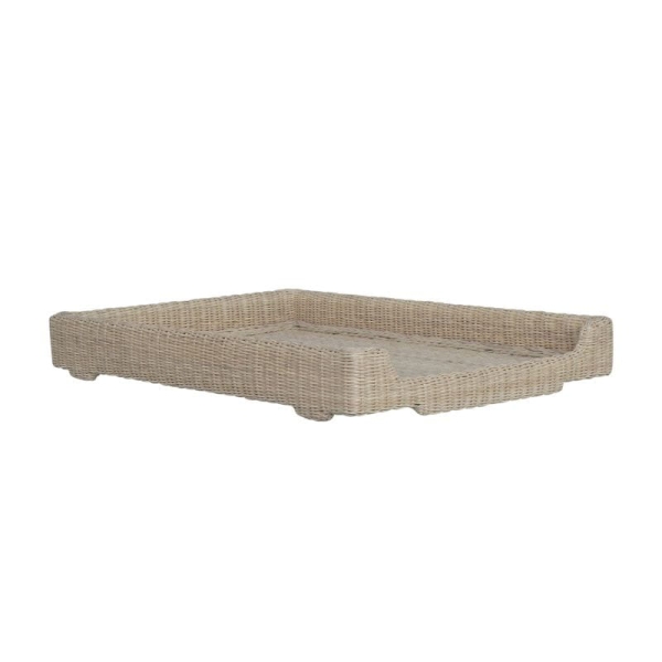 Theo Bebe Babybett Marelia Neige 60x120 weiß-Rattan