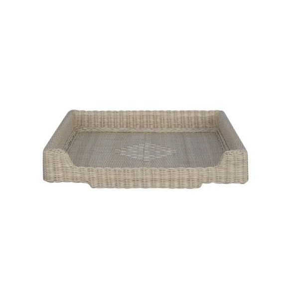 Theo Bebe Kommode Marelia Neige weiß-Rattan