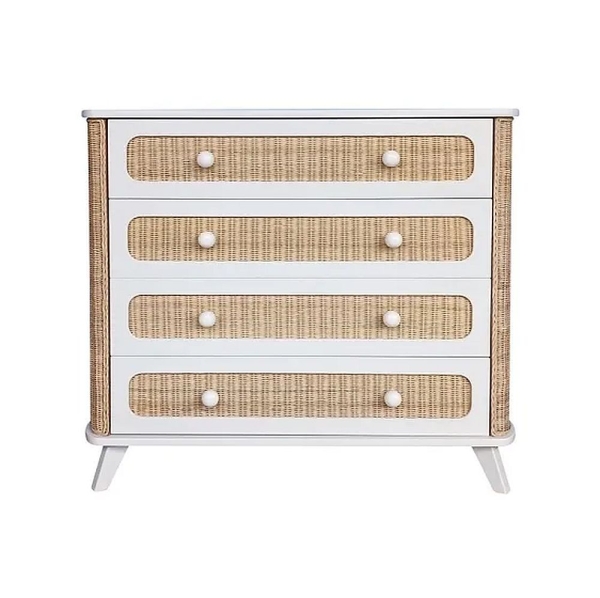 Theo Bebe Rattan Kommode Coquillage
