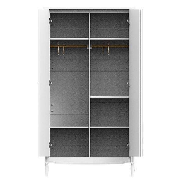 Theo Bebe Rattan Schrank Hermione Neige weiß