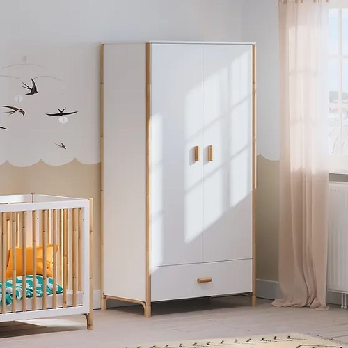 Theo Bebe Schrank Océane Neige weiß