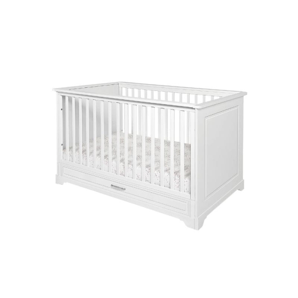 Babybett Melody weiß 70x140 umbaubar