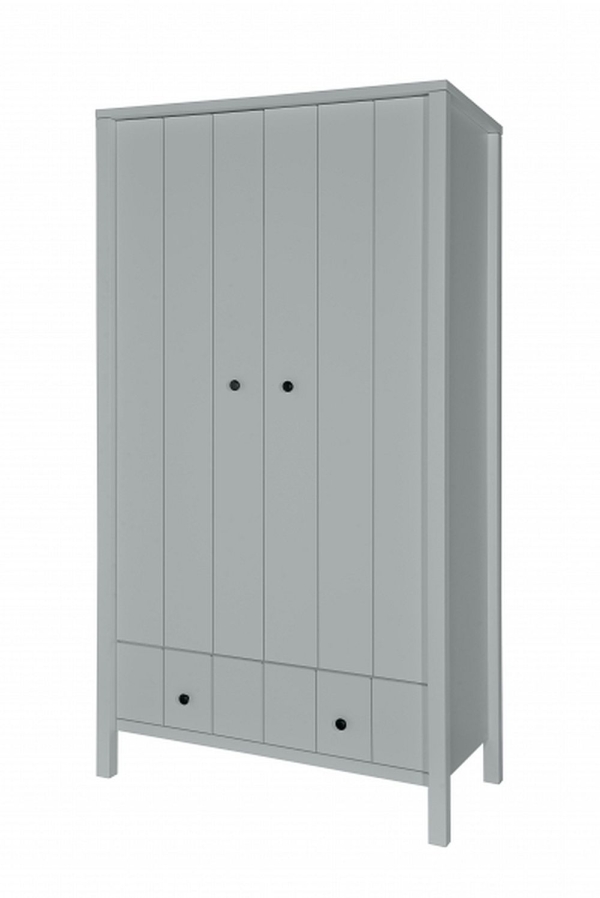 Schrank Allpin 2-türig grau