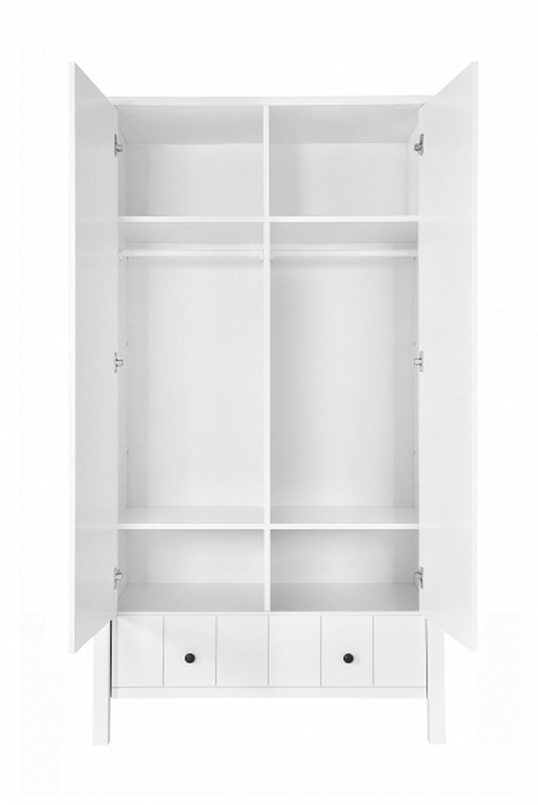 Schrank Allpin 2-türig grau