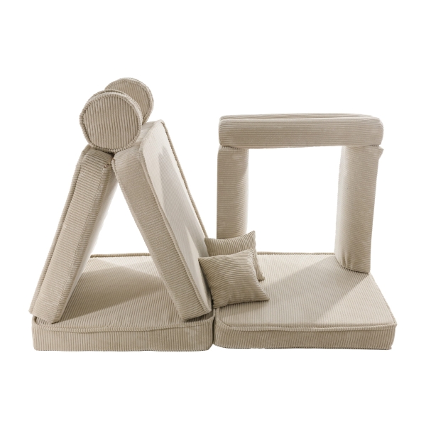 Meowbaby Aesthetic Premium Spielsofa Cord ecru
