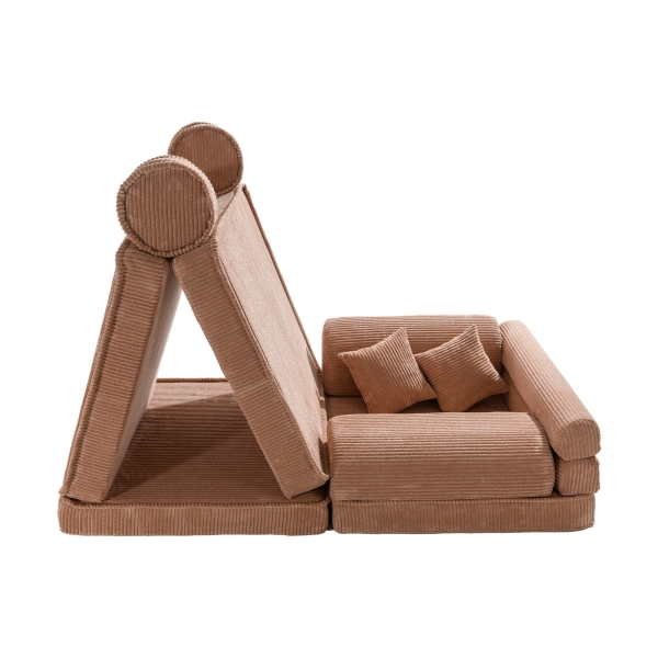 Meowbaby Aesthetic Premium Spielsofa Cord puderrosa
