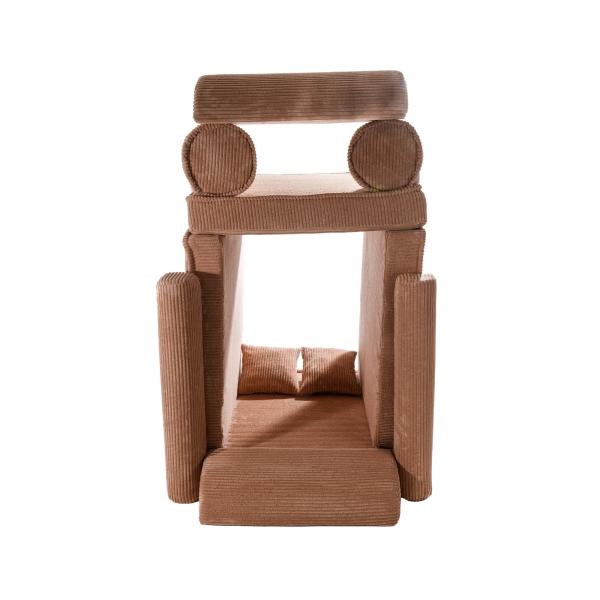 Meowbaby Aesthetic Premium Spielsofa Cord puderrosa