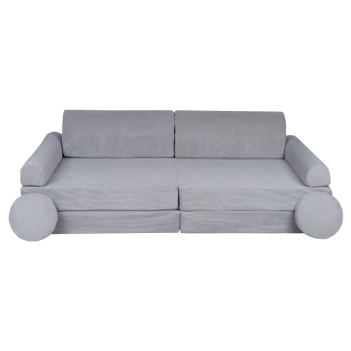 Meowbaby Premium Spielsofa Cord grau