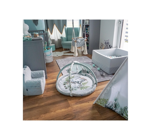 Spielbogen Wolf Moonlight blau-grau