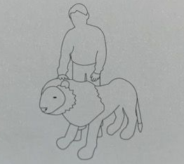 Wild&soft großer Löwe Plüschfigur stehend