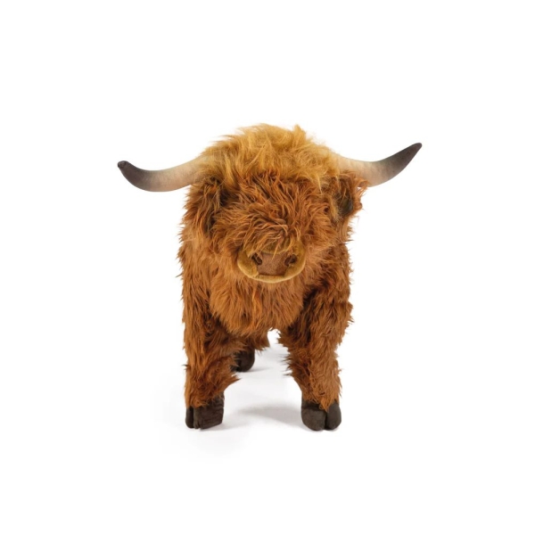 Wild&soft große Highland Kuh Plüschfigur stehend