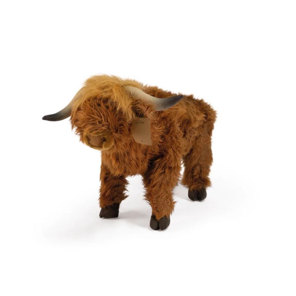 Wild&soft große Highland Kuh Plüschfigur stehend