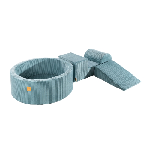 Cord Aesthetic Schaumstoffbausteine türkis+ Bällebad + 200 Bälle