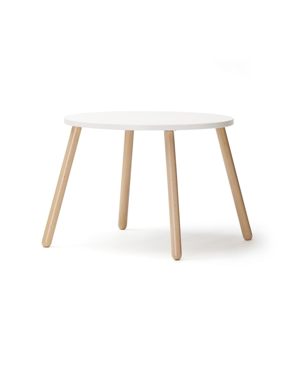 Kids Concept Kindertisch + 2 Hocker weiß