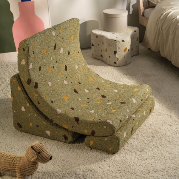 Wigiwama Sessel Moon Terrazzo Moss