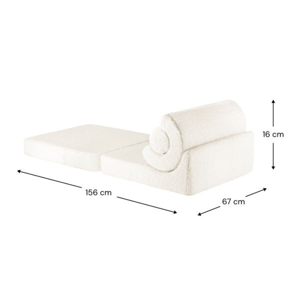 Wigiwama Sessel Flipster Cream White