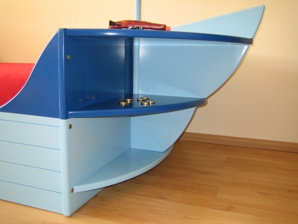 Piratenbett mit Schublade 70x160 cm