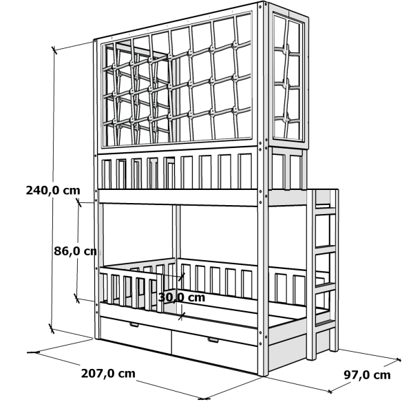 Matratzengröße 90x200 cm