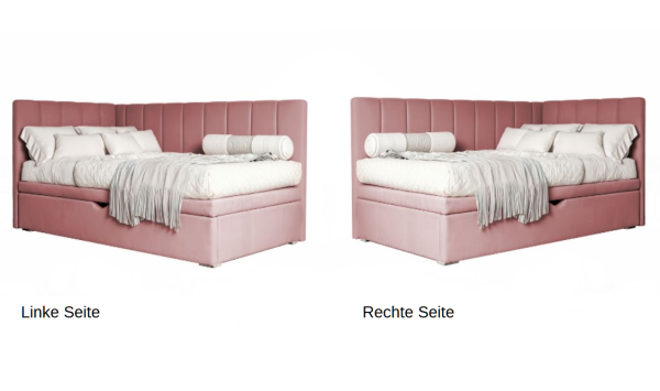 Polsterbett Chase mit Bettkasten