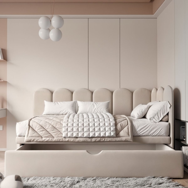 Polsterbett Skye mit Bettkasten !