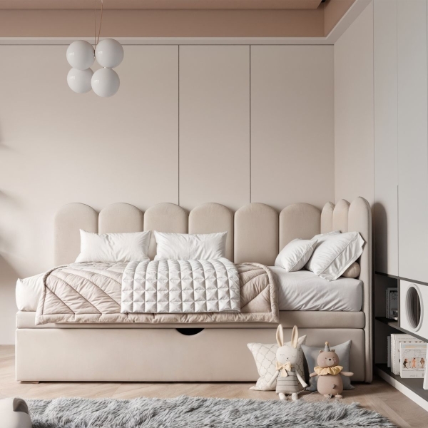 Polsterbett Skye mit Bettkasten !