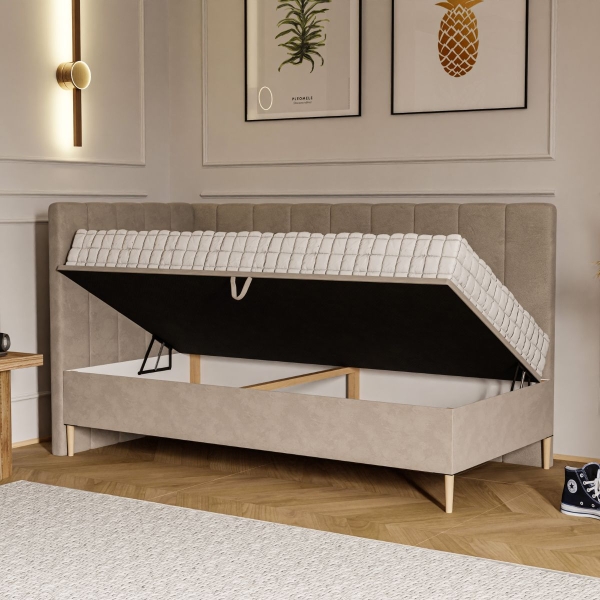 Polsterbett Dyzio mit Bettkasten