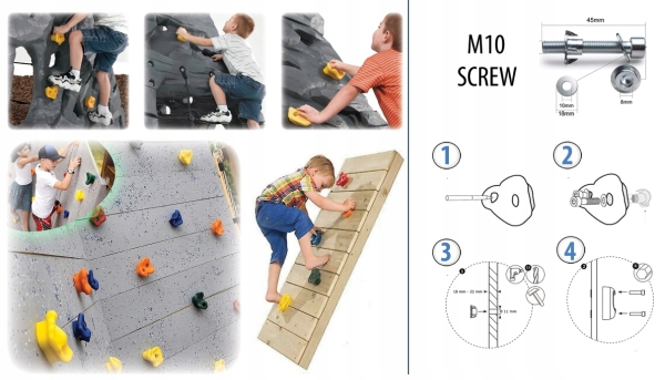 Klettersteine für Kinder