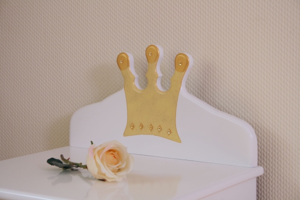 Nachttisch Prinzessin weiß