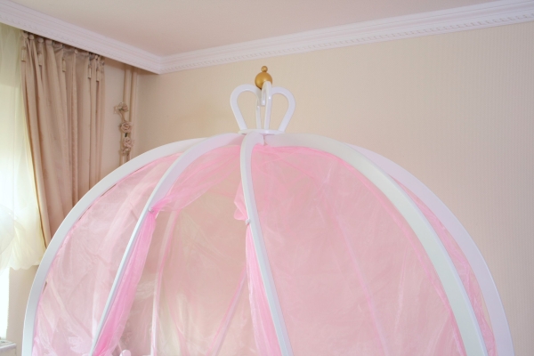 Prinzessin Bett Kutsche Kürbis