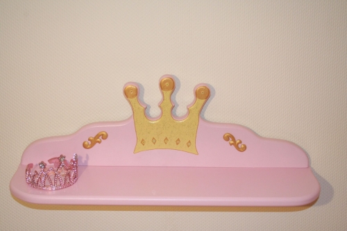 Wandregal Prinzessin rosa