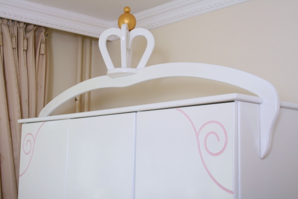 Schrank Prinzessin weiß Kürbis