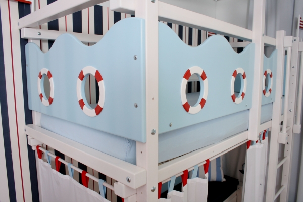 Kinderhochbett Segelboot