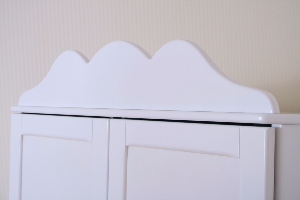 Eckschrank weiß
