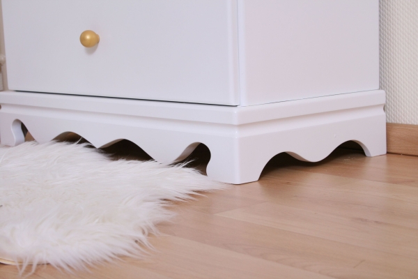 Kommode Prinzessin weiß Kürbis