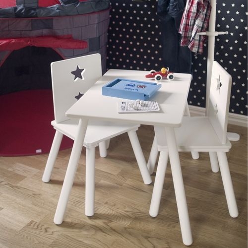 Kindertisch weiß Star